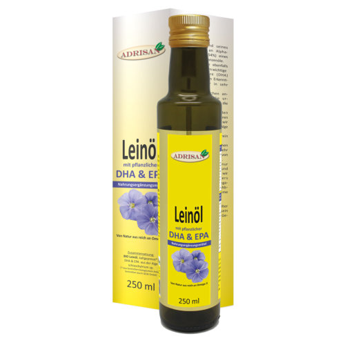 Adrisan- Leinöl mit Omega 3 ( DHA/ EPA )